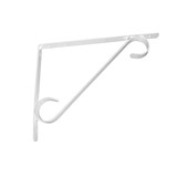 Soporte blanco colonial de pared 18.5 x 14.4 cm