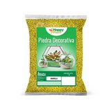 Piedra decorativa para jardín 1 kg amarillo