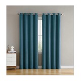 Cortina para ventana blackout marco turqueza de 132x228 cm