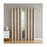 Cortina para ventana blackout marco beige de 132x228 cm