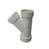 Yee pvc sanitario pared delgada 38mm (1-1/2) x 45