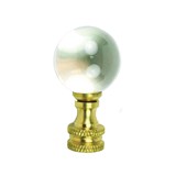 Punta para niple de lámpara glassball 1.7/8x1/4 pulg (47.49 mm x 6.35 mm) brass