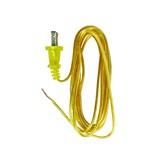 Cordón para lámpara 8 pies (20.32 cm) 18-2/spt dorado