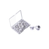 Tapon de bloqueo para niple 1/8 pulg plastico blanco