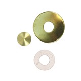 Tapon de bloqueo para niple 1/8 pulg brass finish