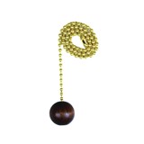 Cadena de bola para ventilador walnut