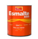 Esmalte 6000 mate base transparente en aceite 1/4 galon