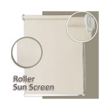 Cortina roller sun screen 5% 120x220 cm champaña