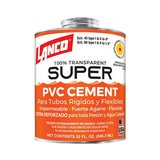 Pegamento para pvc 1/4 gal super cemento