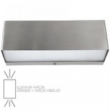 Luminaria exterior pared led integrado 4 w satin luz neutra