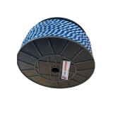 Cuerda polipropileno 10 nautica 3/8 pulg blanco/azul