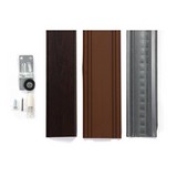 Riel ensamblado puerta closet 2.40 m brown