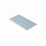 Tablilla pvc con division premium 7mmx1.18 m blanca