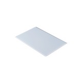 Tablilla pvc sin division premium 7mmx1.48 m blanca mate