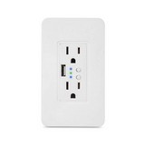 Tomacorriente doble inteligente con usb