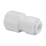 Adaptador hembra para filtro 1/4 npt (6.35 mm) x1/4 pulg (6.35 mm) presión