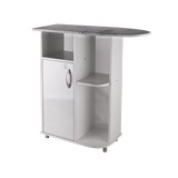 MUEBLE CON PLANCHADOR Y ESTANTES