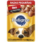 Comida humeda para perro sabor a res 100 g