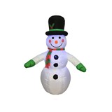 INFLABLE MUÑECO DE NIEVE 1.21MTS