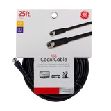 Cable coaxial 7.6 m negro
