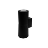 Lámpara de pared led exterior 2l 12w gu10 franca 90 black