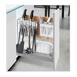 Organizador de acero inox para platos 150mm