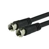 Cable coaxial 1.8 m negro