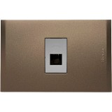 Toma datos sencilla rj45 cat6 champagne bticino