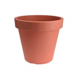 Maceta plástica redonda terracota 50 cm