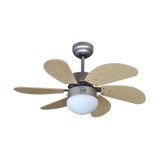 Ventilador de techo de 30 pulg (76.20 cm) 6 aspas