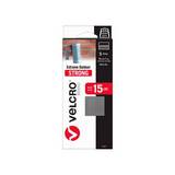 Velcro adhesivo negro 4x1 pulg 5 pzas