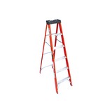 Escalera fibra de vidrio 2 bandas 6 ft tipo iii 90kg