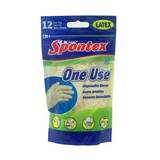 Guantes de latex talla unica 6 pares