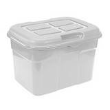 Caja con tapadera blanca jumbito 32 l