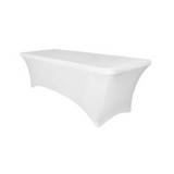 Spandex goodtime normal para mesa de 1.83mt blanco