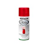 Pintura en spray rojo con brillantina 10 onz