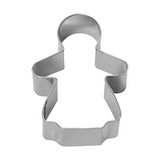 Molde de aluminio con forma de niña para galleta