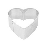 Molde de aluminio forma de corazón para galleta