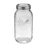 Frasco de vidrio hermético con tapa para conservas 64 oz