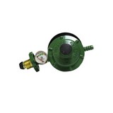 Valvula reguladora de gas con medidor 100 lbs verde grg669