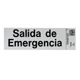 Rotulo salida de emergencia 8x23 cm