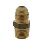 Conector de bronce flare 3/8 x 3/8 pulg npt