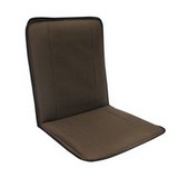 Respaldo gris de tela para asiento de carro