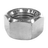 Tuerca de acero de rosca ordinaria zinc 3/8 16