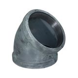 Codo galvanizado a 45°de 6 pulg (15.24 cm)