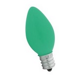 FOCO INCANDESCENTE 7.5W E12 VERDE PINTADO