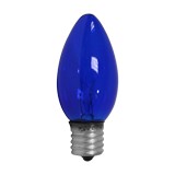 Foco incandescentee 9 w e17 azul