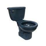 INODORO REDONDO AZUL 2 PZAS