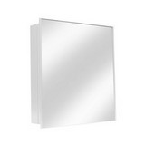 Gabinete para baño con espejo 32x37 cm blanco