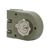 Cerradura de doble pestillo con roseta izquierda